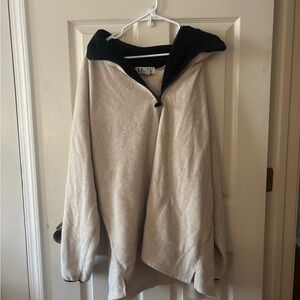 Beige and Black men’s Pullover Sweater